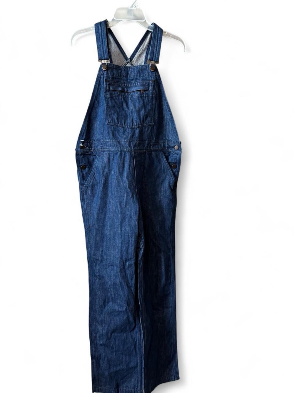 Classic Dark Blue Denim Overalls for Men